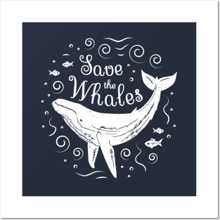 Save The Whales - Whale Conservation Posters and Art